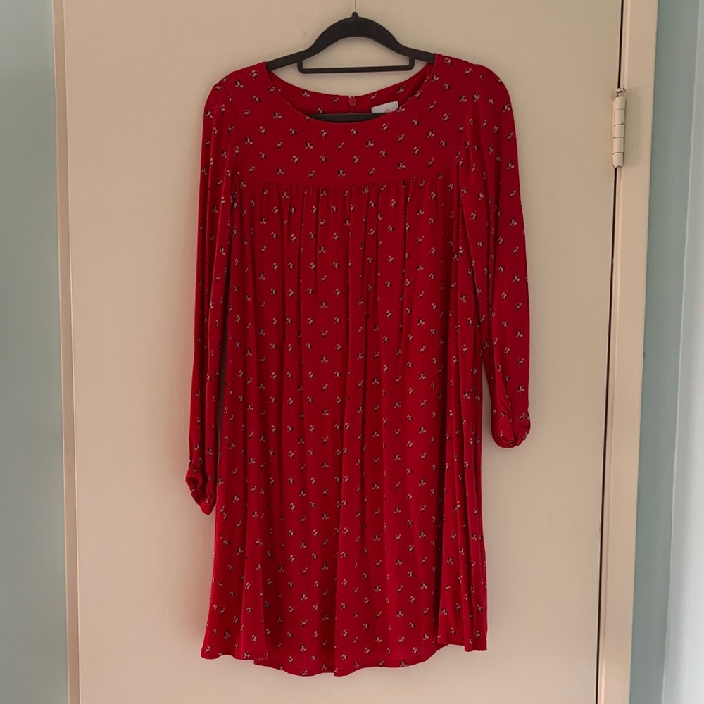 Hatch The Nines Red Floral Maternity Dress